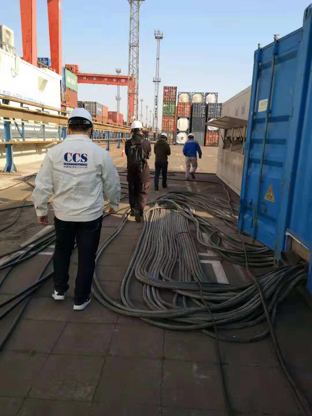 集裝箱碼頭岸電設施測試
